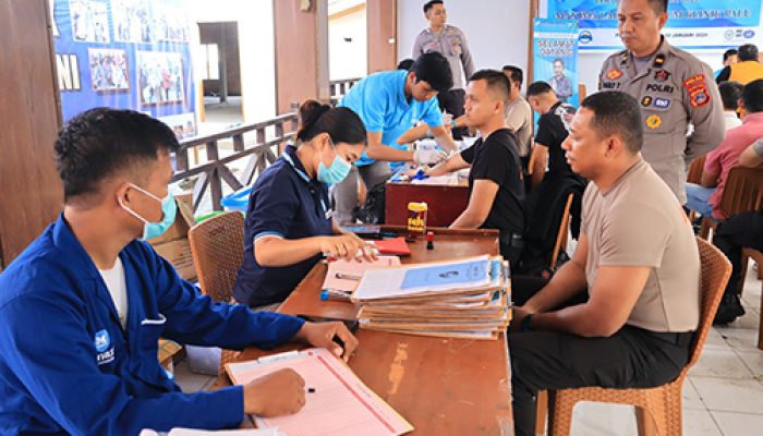 Mapolres Poso gelar Pemeriksaan Kesehatan Berkala 2024