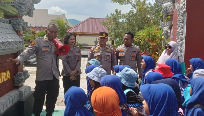 Mengenal Keberagaman Agama, SDIT Al Fahmi Kunjungi Polda Sulteng