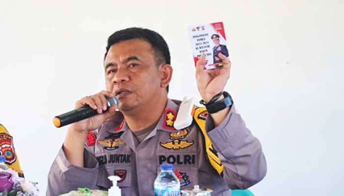 Kunjungan Kerja di Polsek Palolo, Kapolres Sigi Gelar Silaturahmi dan Berbagi ‘Senin Sedekah’