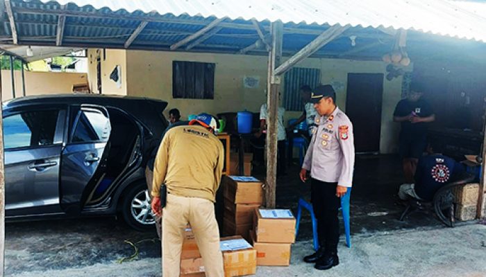 Logistik Pemilu 2024 Kembali Tiba Dengan Aman di Gudang Logistik KPU Sigi