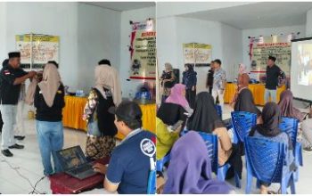 Gelar Bimtek Tahapan Pengawasan Pemungutan dan Penghitungan Suara, Panwascam Liang Undang PKD dan PTPS