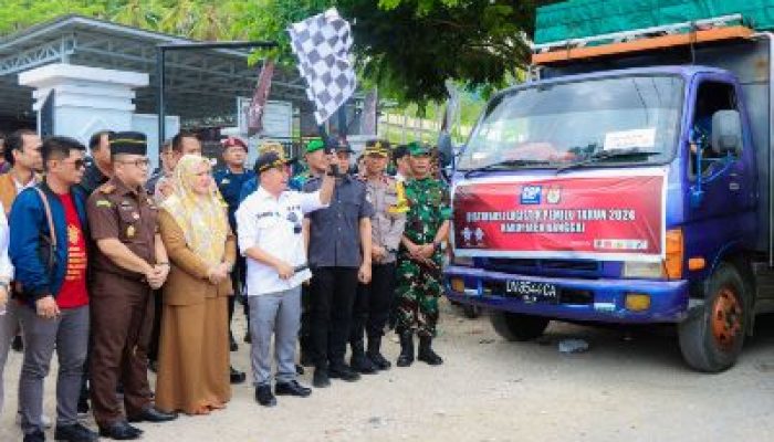 KPU Banggai, Distribusi Logistik Pemilu Fase Pertama di Delapan Kecamatan