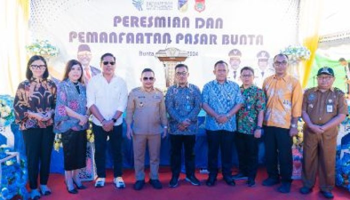 Syukuran Revitalisasi Pasar Bunta, Bupati Amirudin Hadir Bersama Dirjen PDN Kemendag RI dan Direktur Sarana Logistik