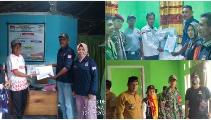 H-2 Kotak Suara, Mobilisasi Dari Kecamatan ke PPS di Kantor Desa Liang