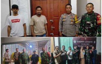 TNI/Polri di Banggai, Siaga 1X24 Jam Jaga Kotak Suara di PPK