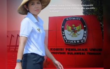 Koleksi Suara Calon DPD RI Febriyanthi Hongkiriwang Raib 7.000an, Ada Apa KPU Sulteng?