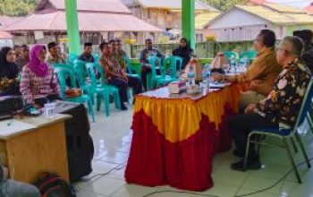Kadis PMD Bangkep, Adakan Monitoring Serta Pembinaan Perangkat Desa