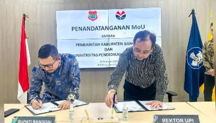 Bupati Banggai dan Universitas Pendidikan Indonesia, Tandatangani Kerjasama Untuk Pengembangan Sektor Olahraga