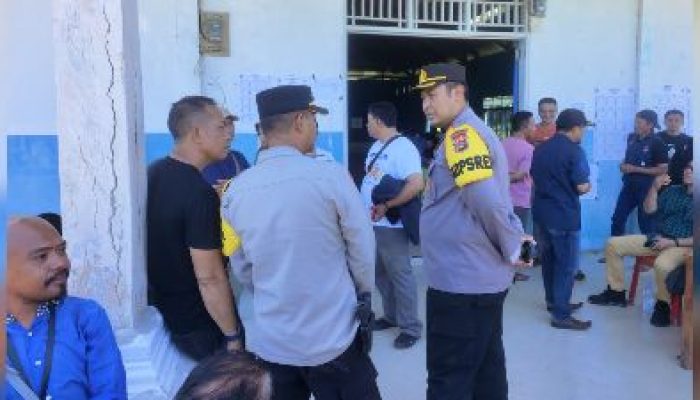 Kapolres Morowali Utara, Pantau Langsung PSU di TPS III Desa One Pute