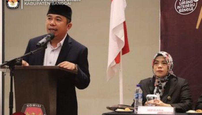 Ketua KPU Banggai, Gelar Rapat Pleno Terbuka KPUD Tingkat Kabupaten