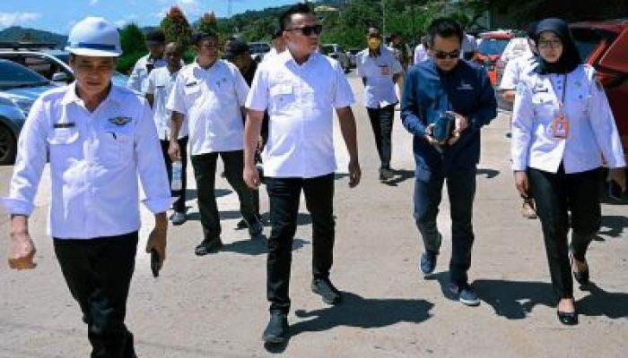 PT. SMI dan Bupati Morut, Tinjau Progres Pembangunan Gedung VIP/VVIP RSUD Kolonodale