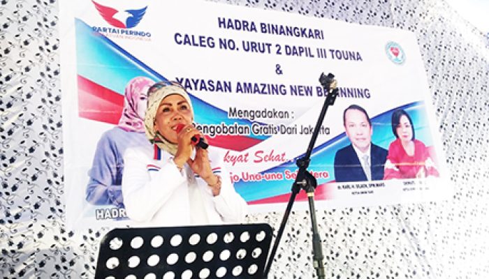 Caleg Perindo Dapil III nomor urut 2 Gelar pelayanan kesehatan dan pengobatan gratis