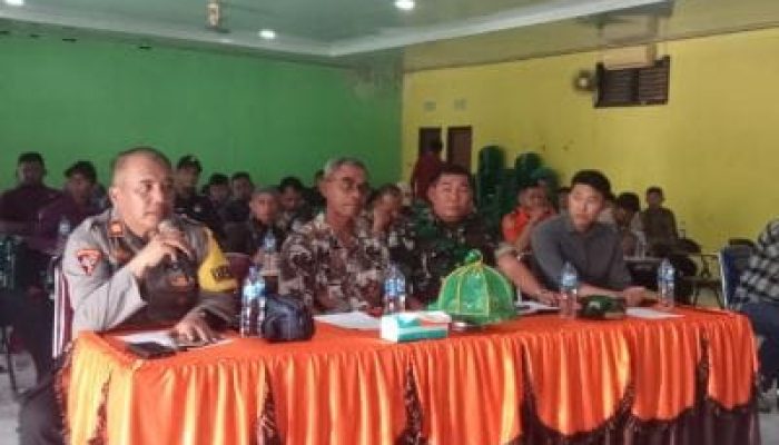 Personil Polres Bangkep, Gelar Simulasi Pam TPS Dalam Rakor Persiapan Distribusi Logistik Pemilu 2024 di Banggai Laut