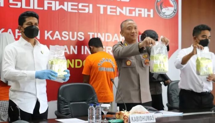 Selama Sebulan, Polda Sulteng Ungkap 68 Kasus Narkoba dan Sita 7,6 Kg Sabu