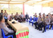 Kunjungan Kapolres Poso ke Polsek Lore Selatan dan Pamona Utara untuk Memastikan Kesiapan Pemilu 2024