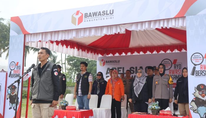 Dukung Pelaksanaan Pemilu 2024 Wakapolres Sigi Hadiri Apel Siaga Pengawasan Pemilu 2024