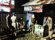Memasuki Masa Tenang Pemilu 2024, Polres Sigi Berikan Pengamanan Penertiban APK oleh Bawaslu Sigi