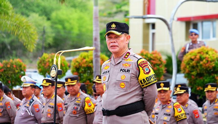 Menghadapi Pengamanan TPS Pemilu 2024, Berikut Arahan Kapolda Sulteng