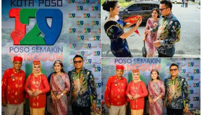 Bupati Morut Hadiri Peringatan HUT ke-129 Kota Poso, Wagub : Stigma Poso Sebagai Daerah Konflik Mulai Hilang