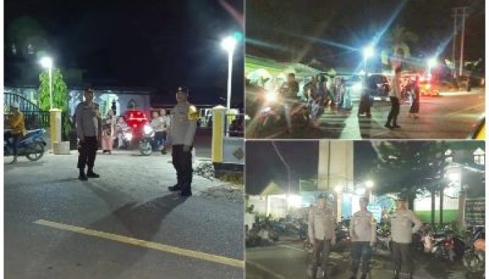Polres Morut Kerahkan 133 Personel, Amankan Sholat Tarawih Hari Pertama Ramadhan