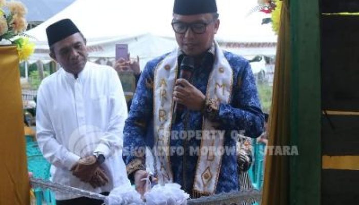 Bupati Morut Resmikan Mesijid AR-Rahman di Kecamatan Lembo/Lembo Raya, Dalam Kegiatan Safari Ramadhan