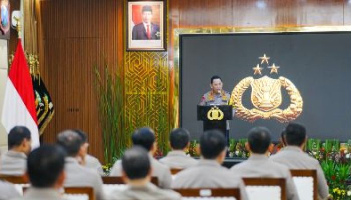 Kapolri Buka Rakernis Gabungan 5 Divisi Satker Polri