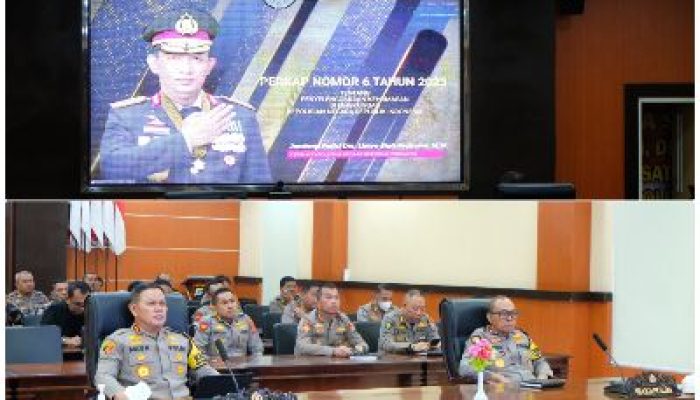 Dibuka Kapolri, Kapolda Sulteng Hadiri Rakernis Gabungan 5 Divisi Satker Polri