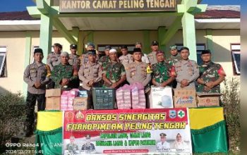 1.000 Paket Takjil Dibagikan Forkopimcam Peling Tengah Bersama Semua Unsur dan Elemen Saat Laksanakan Baksos Sinergitas
