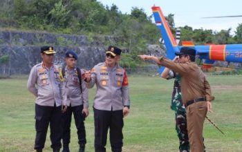 Kapolda Sulteng dan Pangdam XIII/Merdeka, Cek Lokasi Yang Akan Dikunjungi Presiden RI di Kabupaten Bangkep