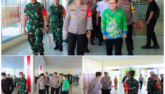 Kapolres Banggai Dampingi Kapolda Sulteng, Cek Bandara Jelang Kedatangan Presiden RI
