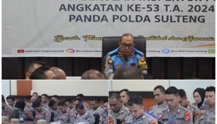 58 Personel Polda Sulteng, Lulus Terpilih Pendidikan SIP T.A 2024
