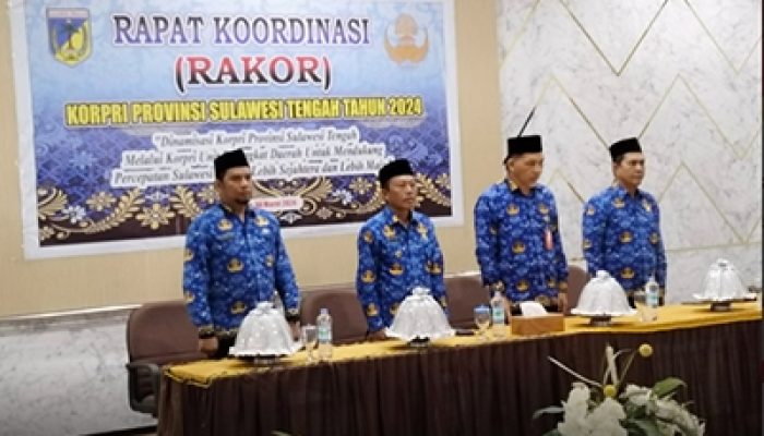 Rakor korpri provinsi Sulawesi Tengah dilaksanakan di Ampana Tojo Una-Una 