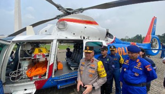 Polri Kerahkan 2 Helikpoter Jadi Ambulans Udara Saat Arus Mudik dan Balik Lebaran