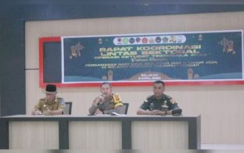 Polres Bangkep Bekerjasama Dengan Pemda dan Koramil 1308-01 Salakan, Gelar Rakor Lintas Sektoral