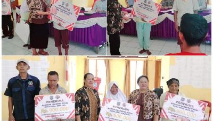 Kades Mamulusan Serahkan BLT Tahap Satu, Kepada 24 Keluarga Penerima Manfaat  2024