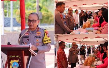 Wakapolda Sulteng, Buka Pasar Murah Jelang Idul Fitri dan Pengendalian Inflasi