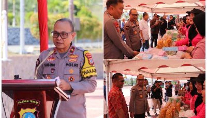 Wakapolda Sulteng, Buka Pasar Murah Jelang Idul Fitri dan Pengendalian Inflasi