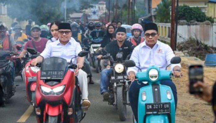 Menjelang Buka Puasa, Bupati Morut Bersama Ketua Kadin Tinjau Pasar Ramadhan Kolonodale