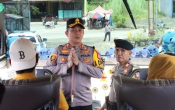 Kapolres Morowali Lepas Mudik Gratis Tujuan Makassar