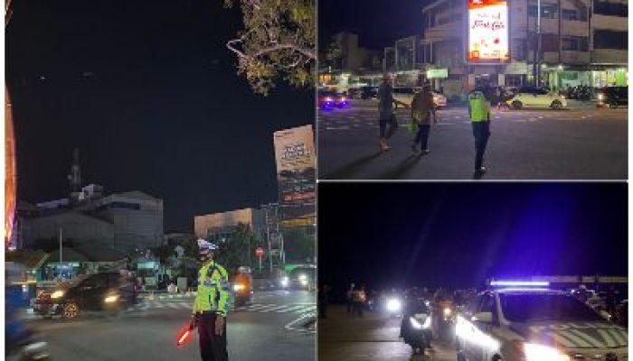 Patroli Subuh, Satgas Operasi Ketupat Cegah Balap Liar di Kota Palu