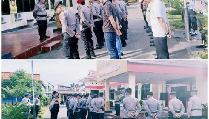 Polres Banggai Kepulauan, Terjunkan Aparat Gabungan Untuk Pengamanan Malam Takbiran dan Idul Fitri
