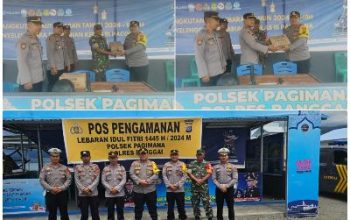 Kapolres Banggai Cek Arus Mudik Lewat Pos PAM Pelabuhan Ferry Pagimana