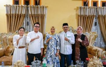 Bupati dan Wabup Morut, Bersilaturahmi di Kediaman Ketua DPRD Warda Dg. Mamala