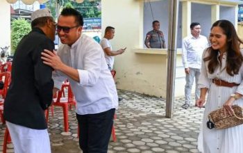 Bupati Delis dan Istrinya, Hadiri Open House Hari Raya Idul Fitri di Rujab Wabup