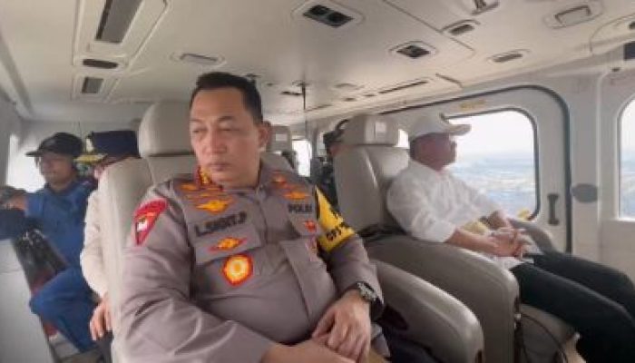 Pastikan Keamanan Arus Balik Lebaran, Kapolri Patroli Udara Jalur Tol