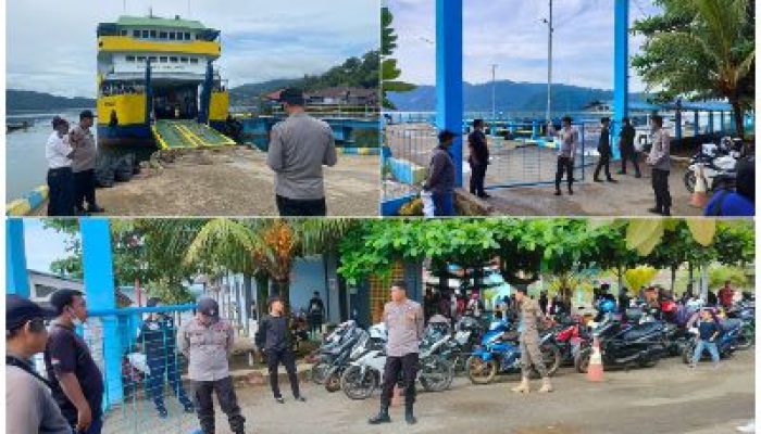 Polres Morut Amankan Arus Balik Lebaran 2024, Jumlah Penumpang di Pelabuhan Feri Kolonodale Mulai Menurun