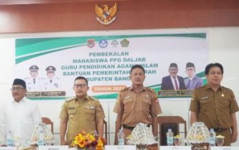 Bupati Amirudin Hadiri Acara Pembekalan Mahasiswa PPG Dalam Jabatan GPAI Bantuan Pemda Banggai