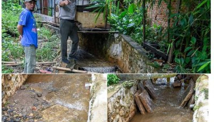 Kepala BPBD Morut Tinjau Langsung Saluran Pembuang di Kelurahan Bahontula Yang Dilanda Banjir