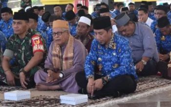 Pemda Bangkep Bersama PHBI, Gelar Halal BI Halal Yang Diikuti Para ASN di Lingkup Pemda Bangkep
