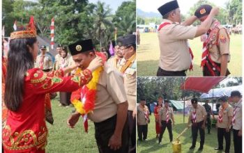 Kadis Dikbud Morut, Pimpin Upacara Memperingati Hari Baden Powell ke-167